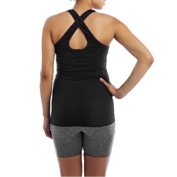 Women’s Maternity Keyhole Ruched Soft Smooth Tank Top Size XXL - Picture 4 of 4